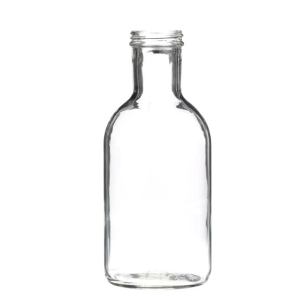 16oz Clear Glass Stout Sauce Bottles