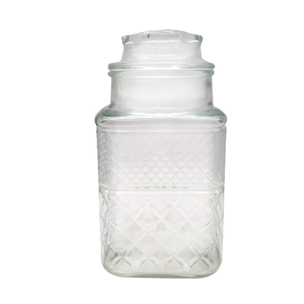 China Supplier Vintage Glass Cookie Jars 1.5L - Menbank