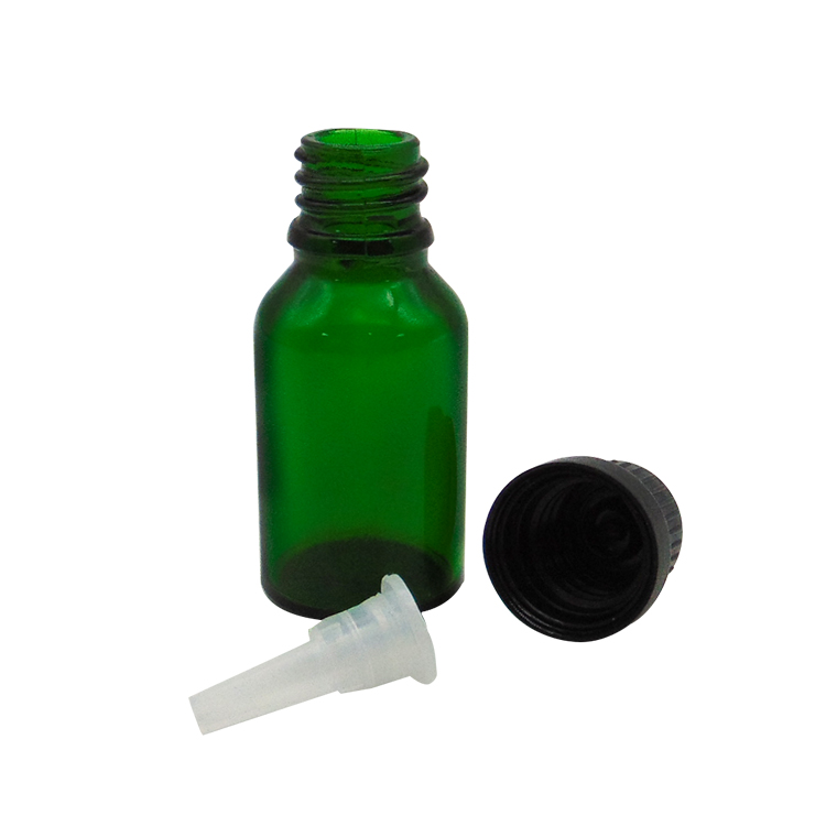 MBK 15ML Green Essential Oil Glass bottle factory - Menbank